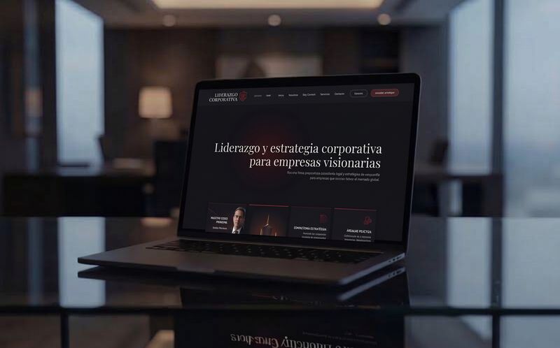 Plataforma de exhibición y captación desarrollada para estudio de tatuajes de alta gama